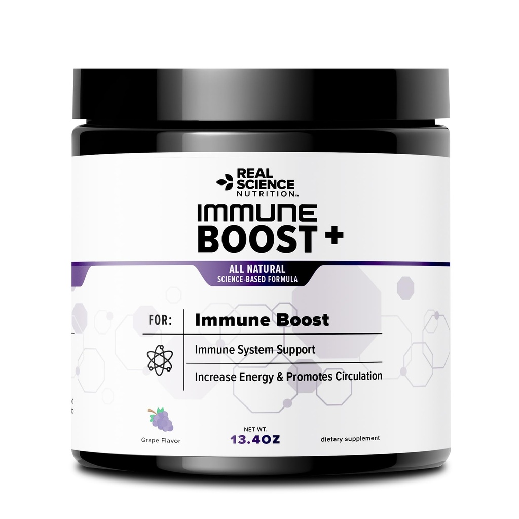Immuun Boost Plus, Boost Immuun Systeem Gezondheid en Wellness, Krachtiger dan Vlierbes, Zink, Echinacea - in een snel werkend poeder
