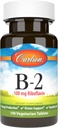 Carlson - B-2, 100 mg de Riboflavine, production d'énergie, soutien de la vision et peau saine, 100 comprimés végétariens