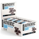 Authentic Bar Cookie Crumble Protein Bars - Smakelijke Maaltijd Vervanging Energie Bars w/15g Wei Proteïne Isolaat, Natuurlijke Suikers van Pure Honing, Gezonde Vet Pindakaas Stichting - 12 Pack