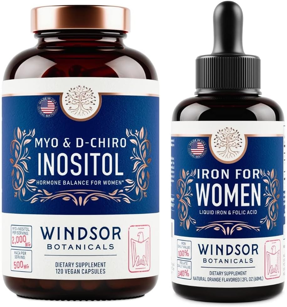 WINDSOR BOTANICA Inositol en vrouwen IJzervruchtbaarheid en zwangerschap ondersteuning bundel
