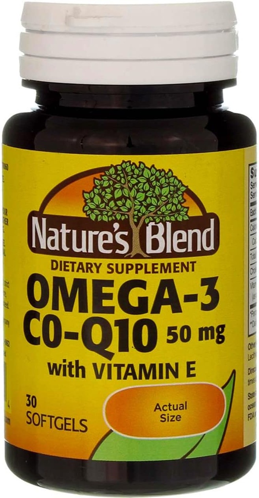Co-Q10 & Omega-3 30 Sgels