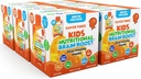 Hoes drie supplementen voor kinderen hersenen supplement Smoothie, Omega 3 vloeibare kinderen DHA visolie, gezondheid kinderen Focus en aandacht, emotionele ondersteuning, 20 zakken, Pack 6