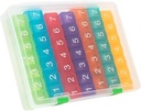 e-Pill 7 keer per dag x 7 dagen Clear Weekly Pill Organizer, Vitamine, en Medicine Pillbox (Rainbow)