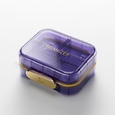 Bexeen Medicine Pillen Organisator Travel Cute Pillen Container Kleine pil Box voor Purse Mini Pillen Case Portable Vitamine houder Organisator Compact Travel Grootte Medicatie Dagelijkse Pocket Pharmacy voor Supplement