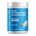 Célébrez les vitamines substitut de repas à haute teneur en protéines, 27 g poudre de protéines, 6 g de fibre, pour les patients de chirurgie post-mariatique, fèves de vanille, 15 portions