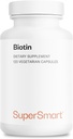 Supersmart - Biotin 10.000mcg / 10g per dag (High Potency) - Vitamine B7 Biotine Supplement - Gezond haar, huid en nagels 
