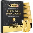 Under Eye Patches (24 Pairs) - 24K Gold Eye Maskers Verrijkt met overvloed aan collages 