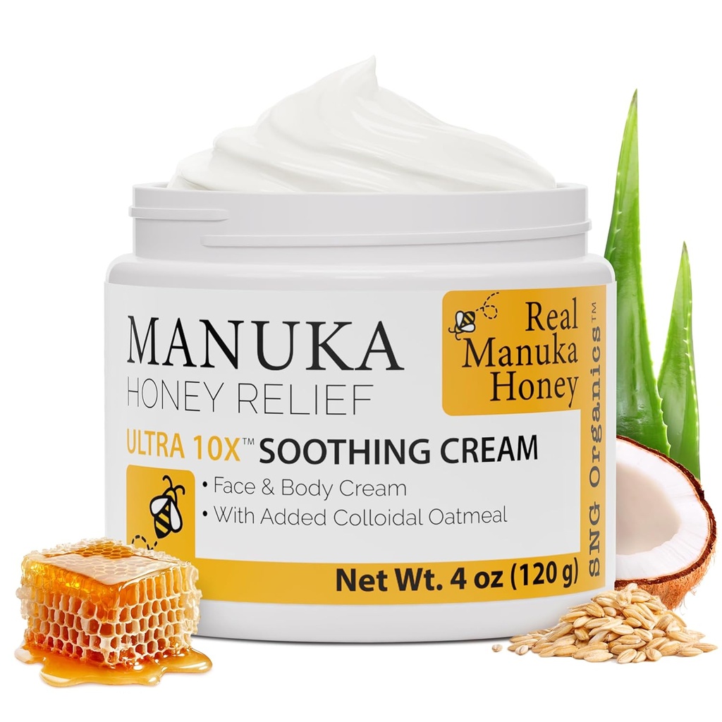 Super Natural Goods Manuka Honey Cream (4oz) 