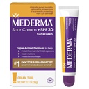 Mederma Scar Cream Plus SPF 30 - Geavanceerde littekenbehandeling, beschermt tegen zonschade, vermindert de verschijning van littekens van acne, brandwonden, chirurgie & letsel, 0,7 oz