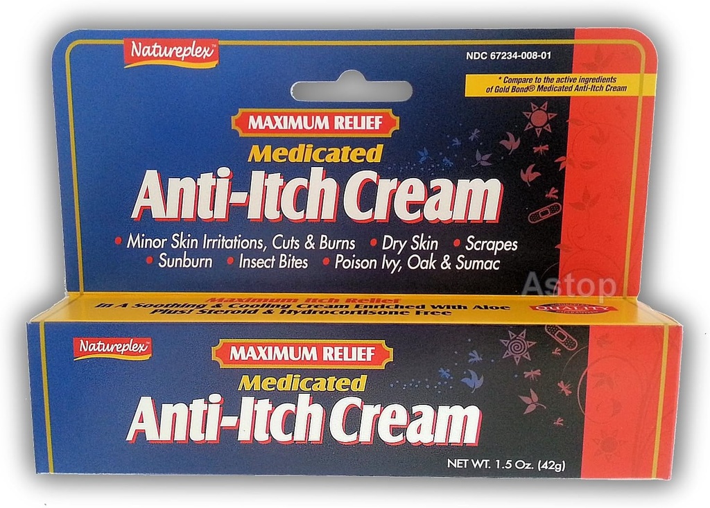 Maximum Relief Medicated Anti-Itch Cream