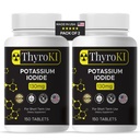 Potassium Iodide Comprimés 130 mg – Support Thyroïde et Respiratoire – YODO Naciente KI Pills.com Supplément Iodine d'urgence à dissolution rapide.com Non-OGM.com Sans gluten.com 300 comprimés fabriqués aux États-Unis.com