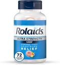 Rolaids Ultra sterkte Antacida kauwtabletten, diverse vruchten, 72-Count
