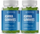 Ashwagandha Supplément Gummies Conçu pour soutenir un calme naturel - Support à base de plantes - Ashwagandha Gummies pour les femmes et les hommes - Supplément sans OGM et sans gluten - 120 Gummes de fraise végétalienne