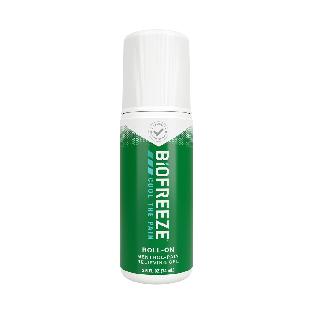 Biovries Roll On Pain Relief, Knie & Lower Back Relief, Artritis Pain Reliever, Sore Muscle Relief, Neck Pain Relief, Cooling Joint Pain, FSA In aanmerking komende, Menthol Gel 2.5 Fl Oz