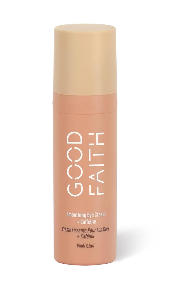 Crème lissante pour les yeux avec caféine - 0.5 fl. oz - Aide à hydrater et à éclaircir les cercles sombres - Réduit les lignes fines - Vegan - Sans cruauté