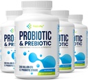 Probiotica voor vrouwen en mannen, 300 miljard CFU Probiotica uit 12 Strains Probiotica, Biologische Prebiotica Blend, Probiotische Supplement voor Gut Immune & Digestieve Gezondheid, Plank Stabiel, 240 Capsules