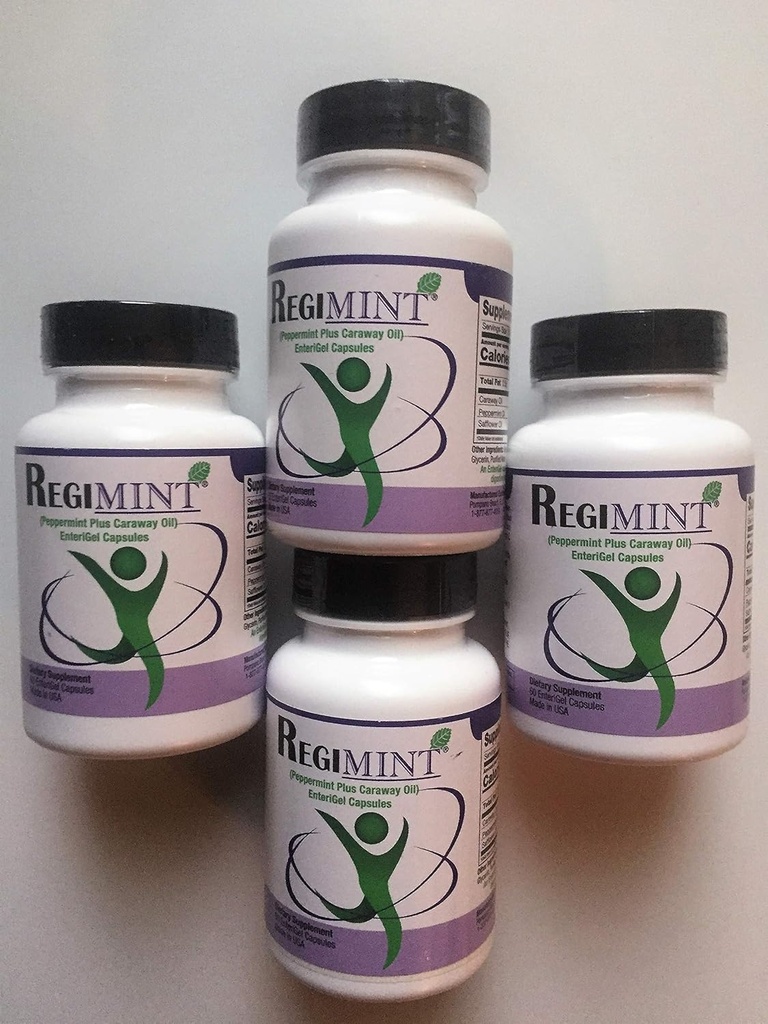 Pepermuntolie Plus Caraway Enteric Caps. IBS (4 flessen)