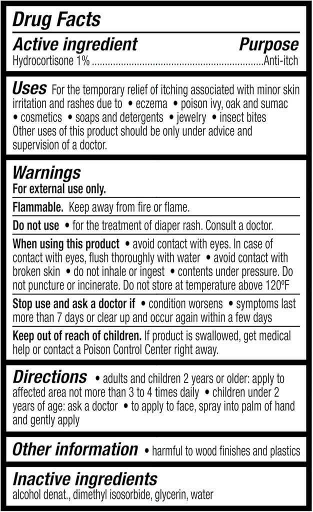 Maker Verkenner Equate Maximale sterkte Cortisone Anti-Itch Spray, 3 oz Sponge Card Gift