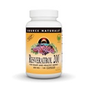 Bron Naturals Resveratrol 200 mg voor hart- en gezonde veroudering - 120 Vegetarische capsules