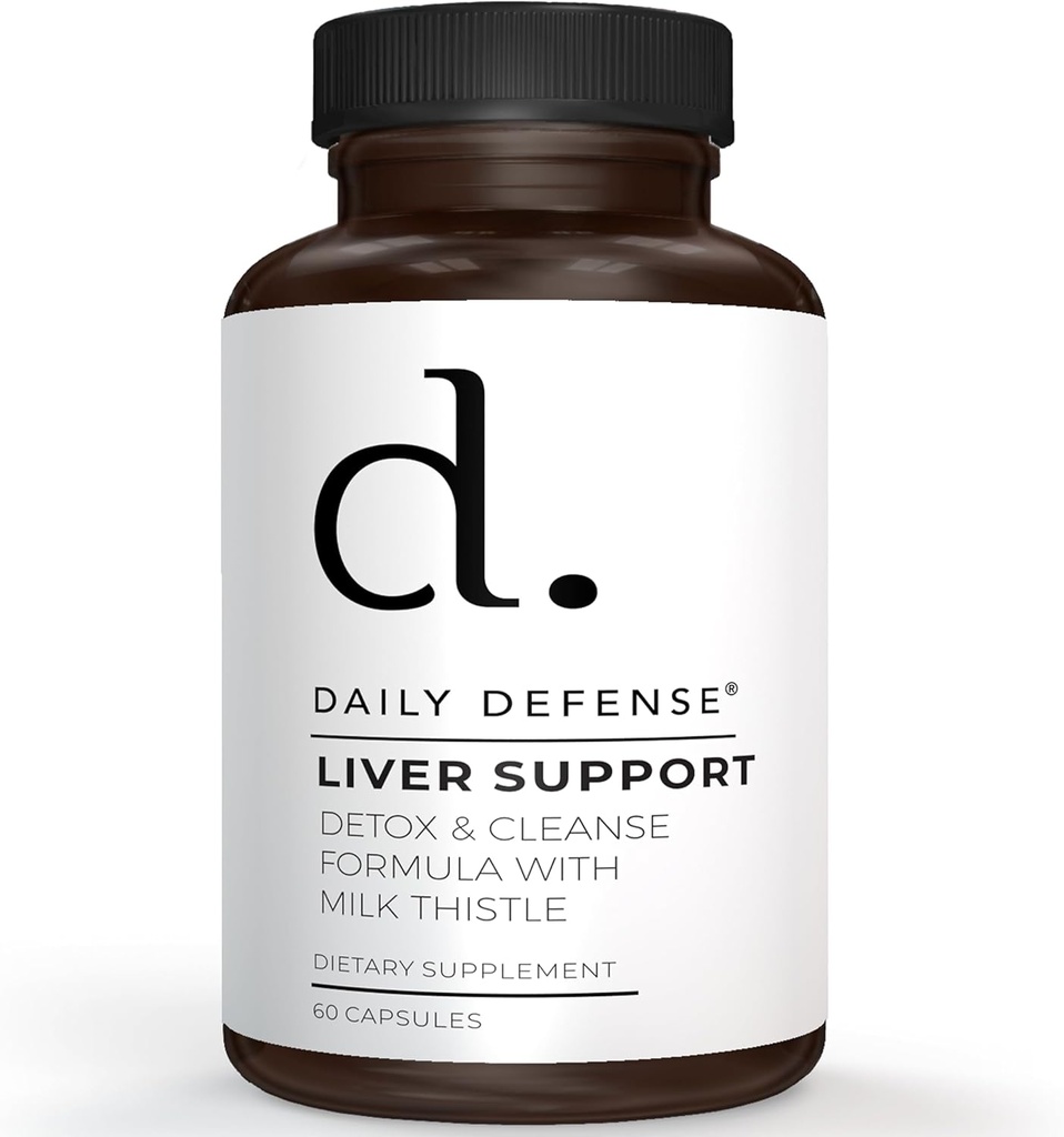 Nettoyage du foie et de la formule de désintoxication et de réparation - Supplément de soutien du foie avec extrait d'artichaut pour la santé du foie - Détox du foie de chardon de lait avec extraits de feuilles de dandelion - 60 capsules