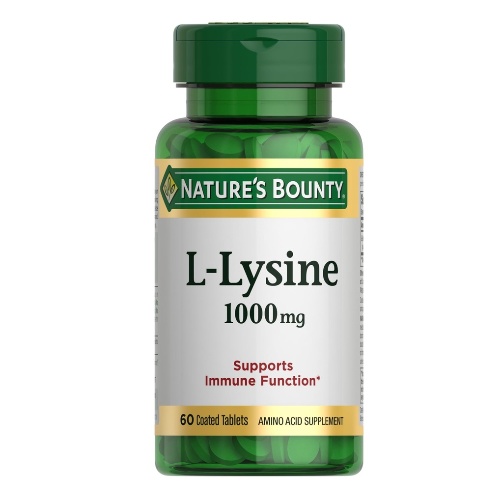 Bounty L-Lysine 1000 mg, 60 tabletten (verpakking van 3)