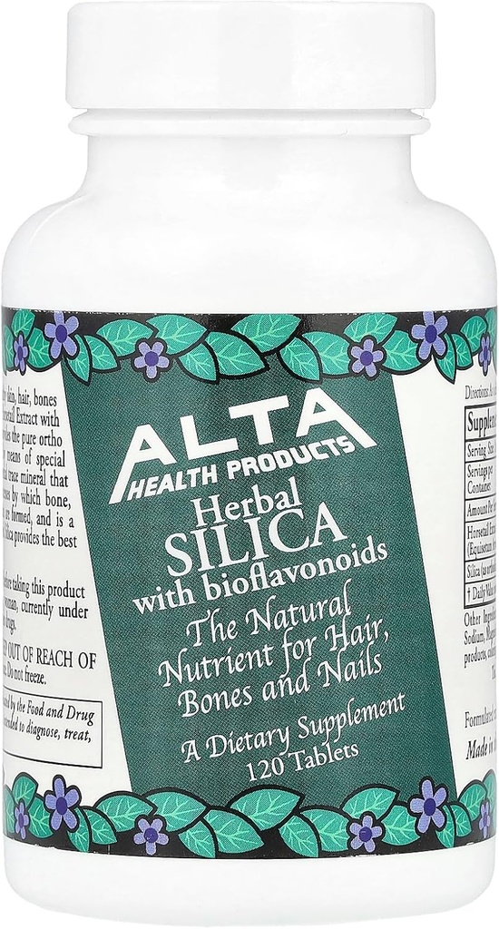 Alta Health Products - Silica met Bioflavonoïden, 500 mg, 120 tabletten