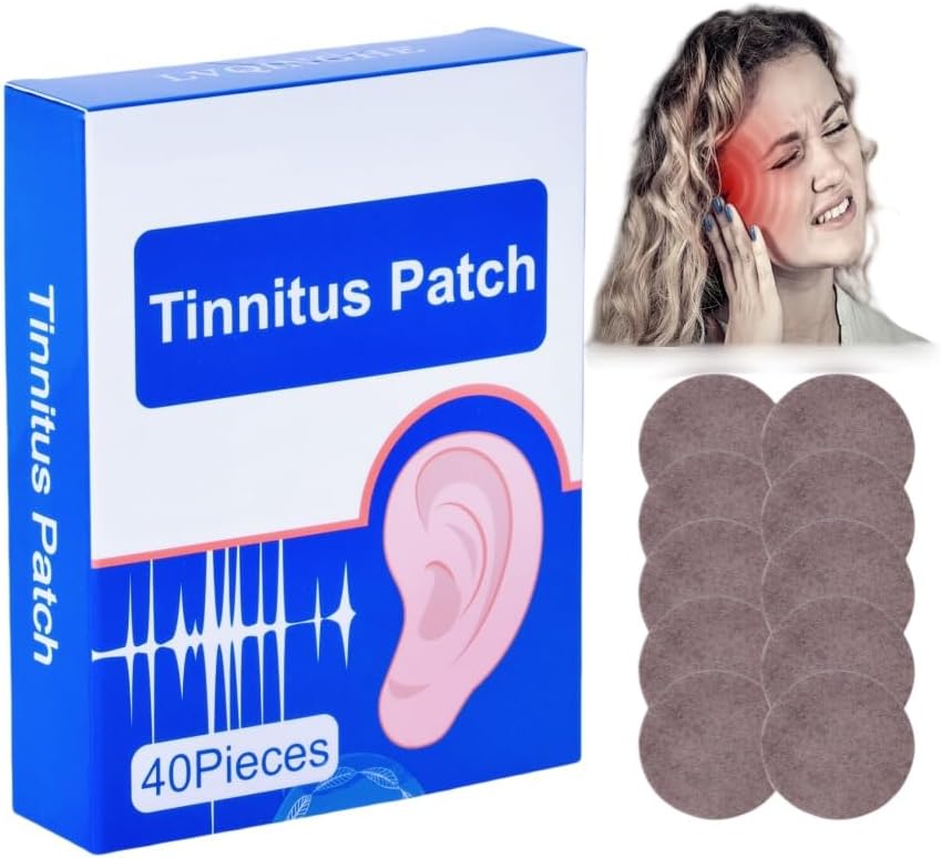 Tinnitus Relief for Ringing Ears,120PCS Tinnitus Patches,Effectief Verlicht gehoorverlies 3BOX