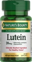 Pilules de lutéine de la nature, suppléments pour la santé oculaire et vitamines, soutien de la vision santé, 20 mg, 40 softgels