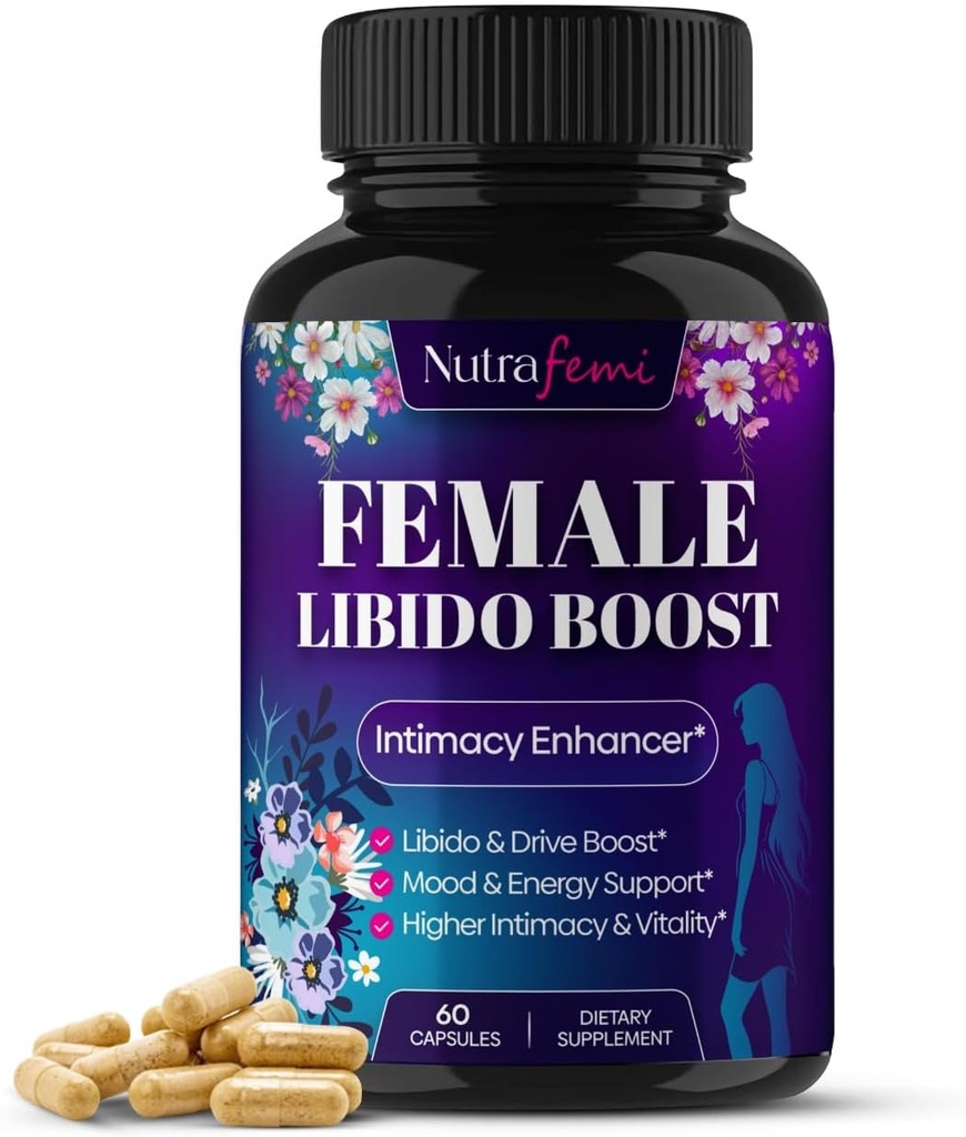 Fast Acting Highly Effective Libido Booster for Women-Female Libido Booster for Hormonal Balance, Mood & Drive, Natural Smeermiddel - met Maca Root, Ginseng, Tribulus, Gingko & Ashwagandha