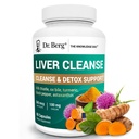 Dr. Berg Liver Cleanse Detox Capsules w/Unieke Blend of Milk Thistle, Ox Bile & Folate - Lever Supplement Inclusief Kurkuma, Black Pepper & Choline - 60 capsules