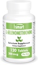 SuperSmart - L-Selenomethionine 200mcg per dag (Selenium Supplement) - Hoge absorptie - Essentiële Trace Mineral 