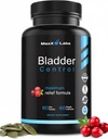 Bladder controle supplement - Overactieve Bladder controle pillen - Krachtige Blend van pompoenzaad olie, Cranberry Extract & Vitamine D3 - Urinaire traktatie infectie behandeling voor vrouwen & mannen - 60Ct