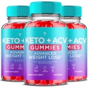 (3 Pack) Gummies Keto ACV avancé perte de poids, ACV Gummies Keto pour la perte de poids femmes hommes Keto + 1000MG Apple cider Vinegar avancé Fat Burn Dietary Support Gummy Supplément Formule (180 Gummies)