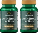Swanson Formule anti-stress pour femmes (Lactium) - aide à contrer le stress, favorise la relaxation et le soutien du sommeil - (60 Capsules, 167mg) 1 Pack (2 Pack)