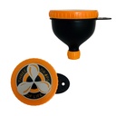 Actieve Lifestyle Funnel, beste eiwitsupplement Funnels voor pre en post training supplementen, Vul N Go, past waterflessen voor vloeistoffen (1, 230ML)