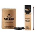 Capsules naturelles de Shilajit (1-2 mois d'approvisionnement) - 60 bâtonnets de miel de comte et de Shilajit - résine naturelle de Shilajit mélangée au miel brut (7 bâtonnets)