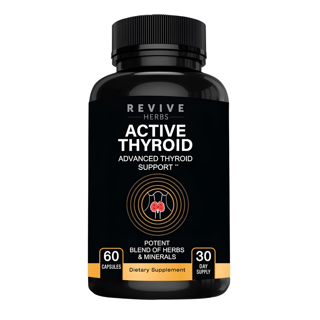 Schildklierondersteuning: Krachtige Blend van Ashwagandha, Jodium, Selenium, Magnesium, Zink, Vitamine B12 & meer voor optimale gezondheid - 60 capsules
