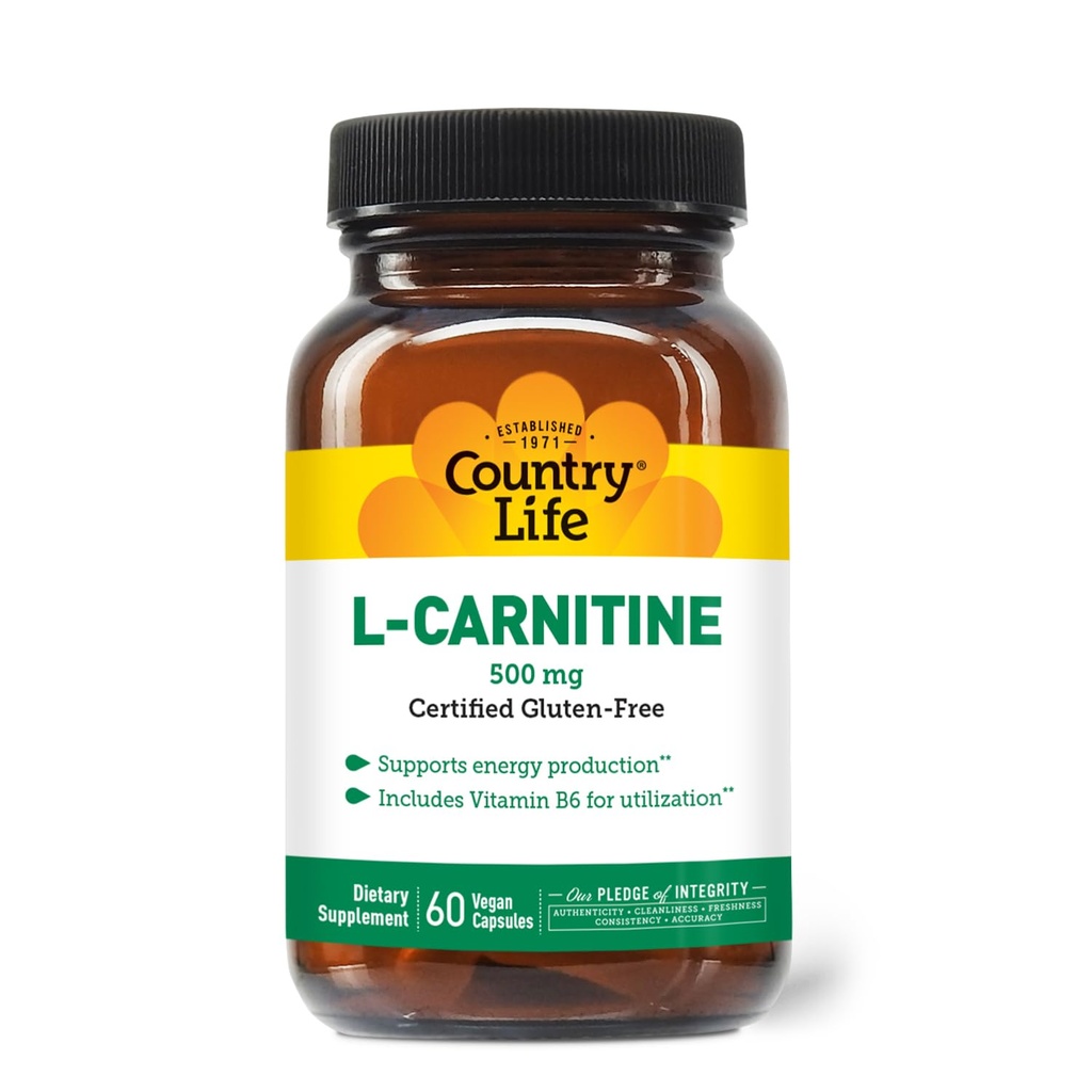 Country Life L-Carnitine 500mg 