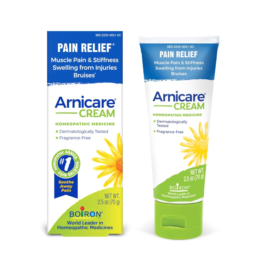 Boiron Arnicare Cream Natuurlijke verzachtende verlichting voor gewrichtspijn, spierpijn, zwelling, vermoeidheid en stiffness - Fast Absorbing en Fragrance-Free - 2,5 oz