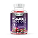Gebouwd door Natuur Probiotica voor vrouwen Gummies 3 miljard CFU, 6 Probiotische Strains met Cranberry Supplement, Digestief, Immune, Vaginale & Urinaire Gezondheid, Plank Stabiel, 60 Gummy