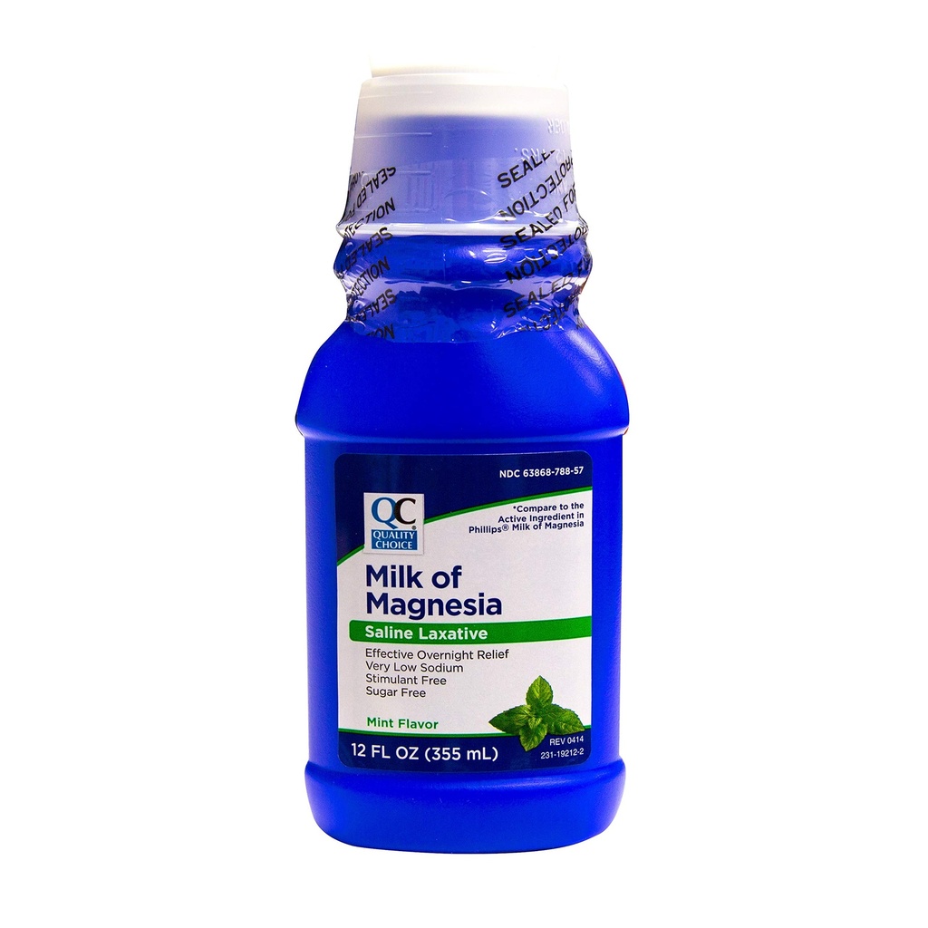 Quality Choice Melk van Magnesia Munt smaak 12 Fl Oz (pakket van 6)