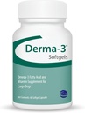 Ceva Derma-3 Softgels, Omega-3 Vetzuur en vitaminesupplement voor grote honden (60 telling)