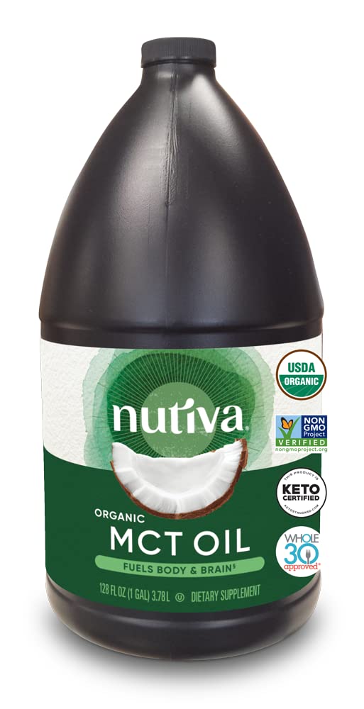 Nutiva Biologische MCT Olie, 128 Fl Oz