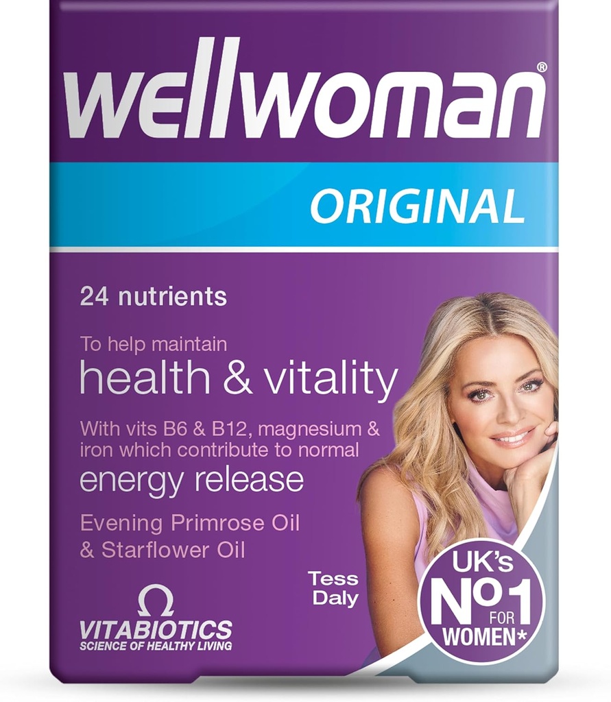Wellwoman Vitabiotica Advanced Vitamine & Mineral Formula met Avondprimrose & Starflower Oils 30 Capsules