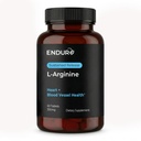 Endur L-Arginine Supplement, helpt ondersteuning gezonde bloedstroom en hartfunctie, oefeningen prestaties & Immune Health, Glutenvrij, 350 mg (60 tabletten)