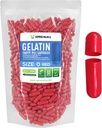 XPRS Nutra Formaat 0 Lege capsules - 1000 Telle Lege Gelatine Capsules - Pillen DIY Capsule Vulling - Pure Bovine Pill Gel Caps for Do-It-Yourself Supplements (Rode)