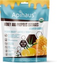 Honing en Propolis Lozen Assorted Smaken, Verfrissers adem - Verzacht een keel- Immuun Ondersteuning met vitamine C, vitamine D en zink, 20 Tellen