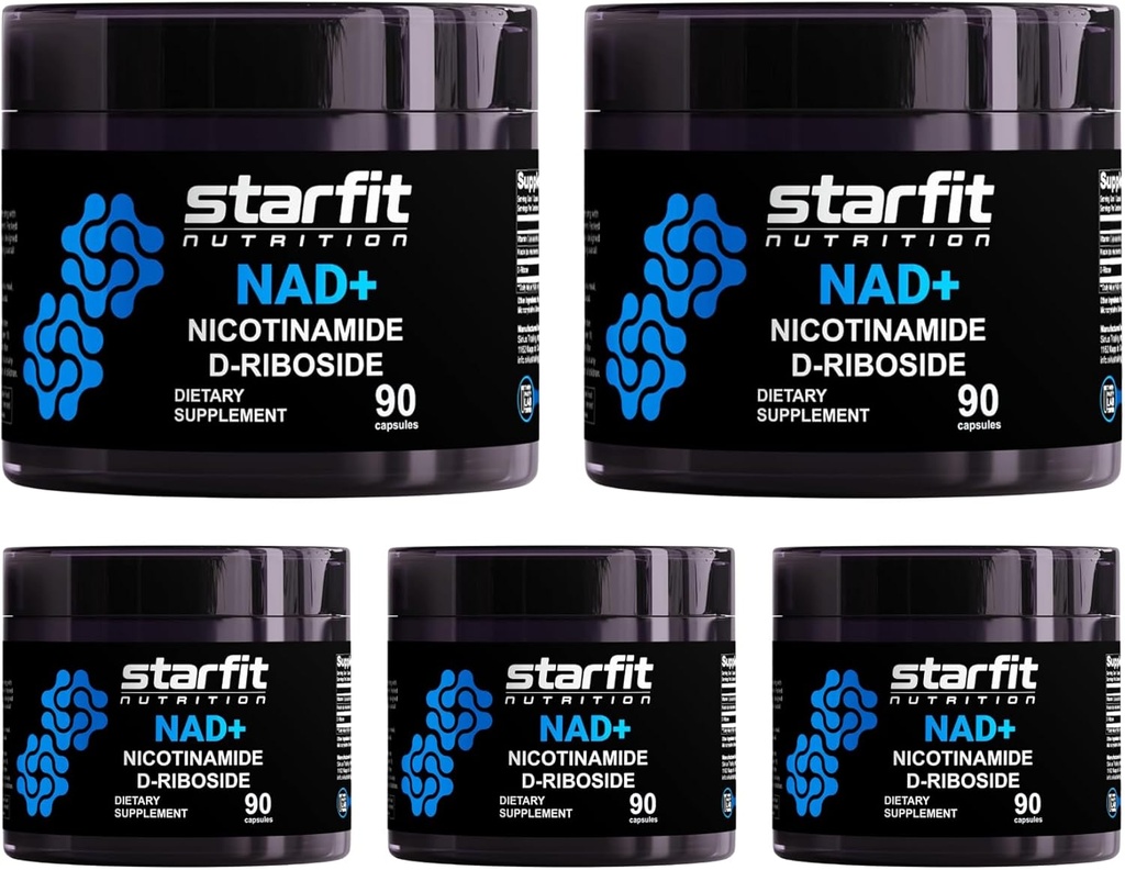 STARFIT - Nicotinamide D-Riboside, Nicotinamide Riboside for Supporting NAD+ Levels, Focus and Energy Supplement, Metabolism Support Nicotinamide Riboside NAD Supplement, 450 Capsules