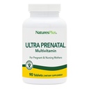 NaturesPlus Multivitamine prénatale ultra - 800 mcg Folate, 90 comprimés végétariens - Supplément prénatal avec fer, iode, calcium et vitamines complexes - Sans gluten - 45 portions