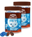 Good Day Chocolate Melatonine voor kinderen [2 Pack] - Fair Trade Non-GMO Chocolate met kamille en Melatonine 1 mg - Peuter Melatonine, Kinderen Natuurlijke Slaaphulp voor leeftijden 3 en omhoog